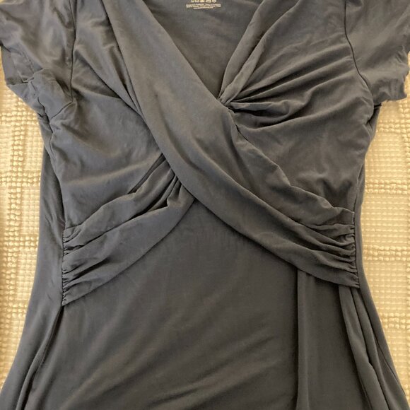 Kindred Bravely Davy Maternity Nursing Postpartum Pajamas (Slate Blue, Medium) - Picture 6 of 7